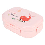 Insulated Lunch Box Leak Proof Stainless Steel Bento Box Japanese Food Children Container(Pink )