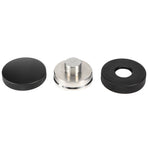 58mm Stainless Steel Coffee Tamper Powder Distributor Leveler Tool Adjustable Height with NonSlip Thread(4 Angled Slopes Base )