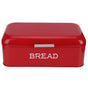 European Style Bread Bin Box Food Storage Container Kitchen Accessory for Bakery Shop Red