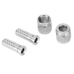 2 Set 8mm Stainless Steel 1/4in 5/16in Nut Barb Connector for Ball Lock Pin Lock Home Brew Fitting