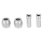 2 Set 8mm Stainless Steel 1/4in 5/16in Nut Barb Connector for Ball Lock Pin Lock Home Brew Fitting