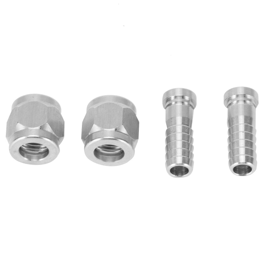 2 Set 8mm Stainless Steel 1/4in 5/16in Nut Barb Connector for Ball Lock Pin Lock Home Brew Fitting