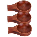 5Pcs Japanese Style Wooden Soy Sauce Seasoning Dish Flavor Spices Plate Tableware Kitchen Tool