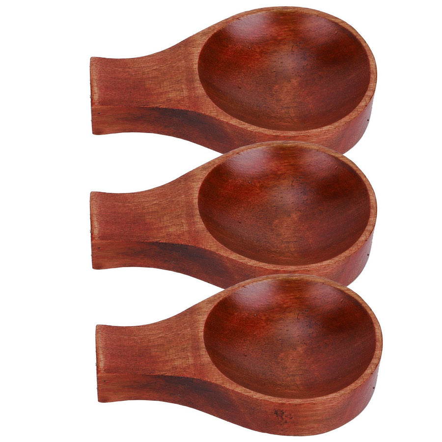 5Pcs Japanese Style Wooden Soy Sauce Seasoning Dish Flavor Spices Plate Tableware Kitchen Tool