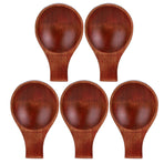 5Pcs Japanese Style Wooden Soy Sauce Seasoning Dish Flavor Spices Plate Tableware Kitchen Tool
