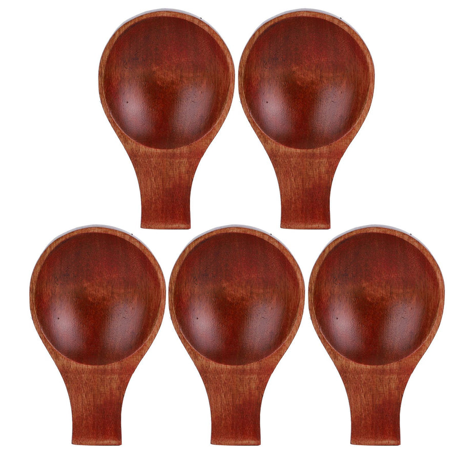 5Pcs Japanese Style Wooden Soy Sauce Seasoning Dish Flavor Spices Plate Tableware Kitchen Tool