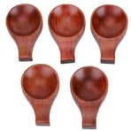 5Pcs Japanese Style Wooden Soy Sauce Seasoning Dish Flavor Spices Plate Tableware Kitchen Tool