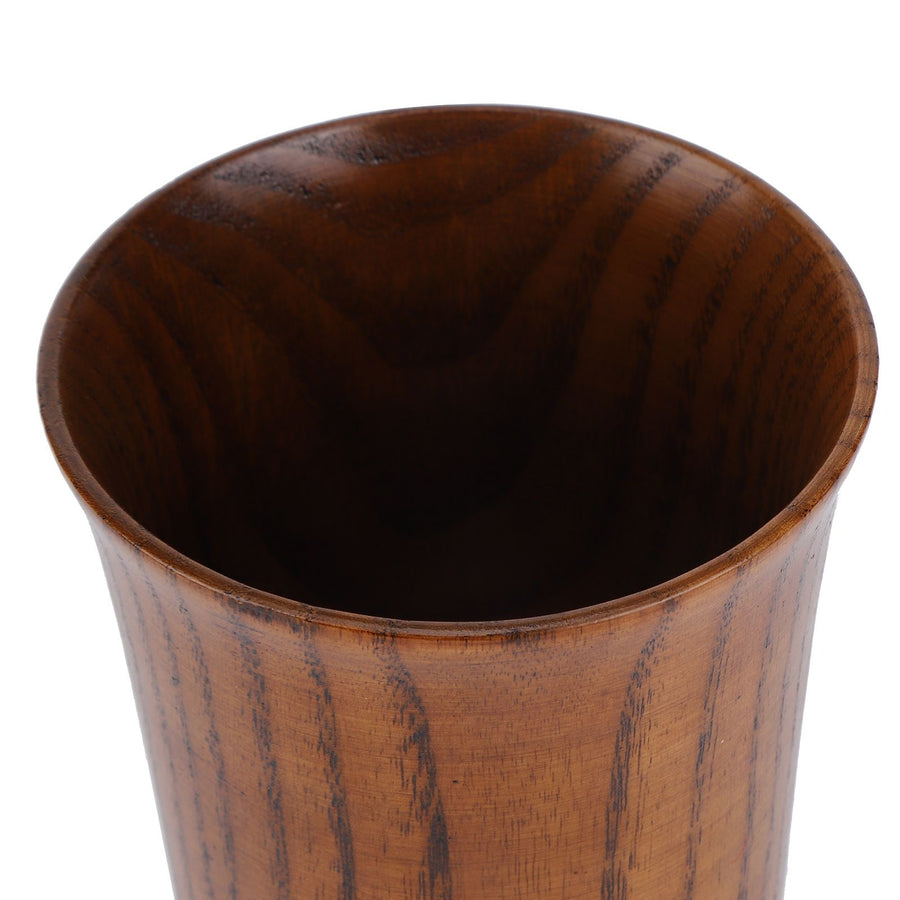 Wooden Water Cup Coffee Mugs with Handle Breakfast Milk Drinking Supplies Home Decoration