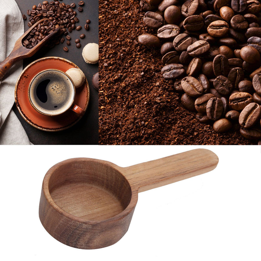 Wooden Coffee Measuring Spoon Kitchen Soup Measuring Tablespoon Tool for Coffee Beans8g