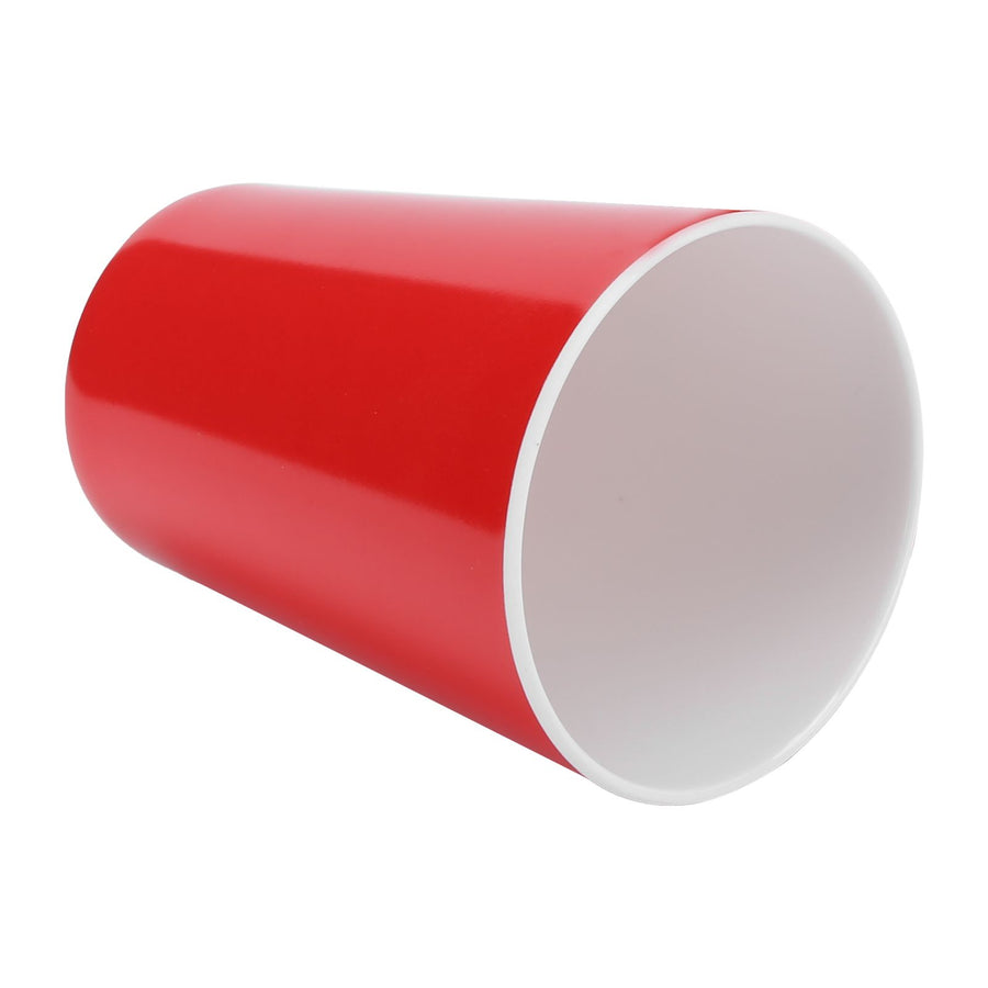 4PCS Imitation Ceramic Water Cup Drinking Mug for Office Home Bar Restaurant SuppliesRed
