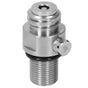 Soda Cylinder Valve Electroplating Brass CO2 Valve Adapter for M18x1.5 Tanks Accessory