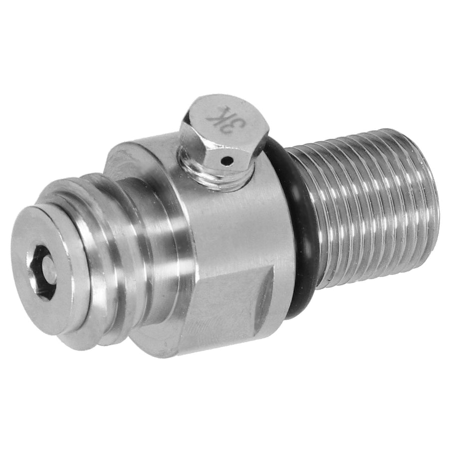 Soda Cylinder Valve Electroplating Brass CO2 Valve Adapter for M18x1.5 Tanks Accessory