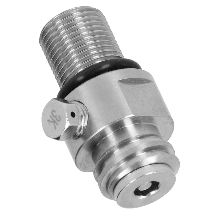 Soda Cylinder Valve Electroplating Brass CO2 Valve Adapter for M18x1.5 Tanks Accessory