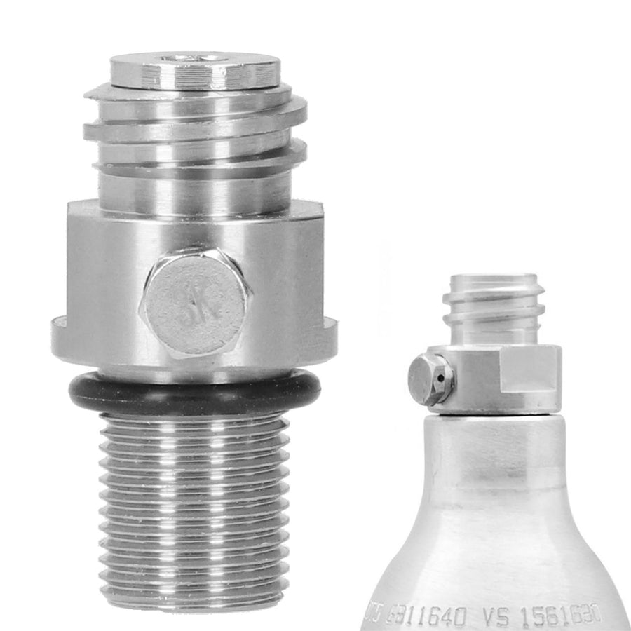 Soda Cylinder Valve Electroplating Brass CO2 Valve Adapter for M18x1.5 Tanks Accessory