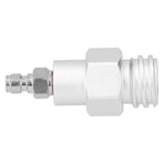 CO2 Tank Adapter Quick Disconnect Connector Replacement for Soda Supplies Silver