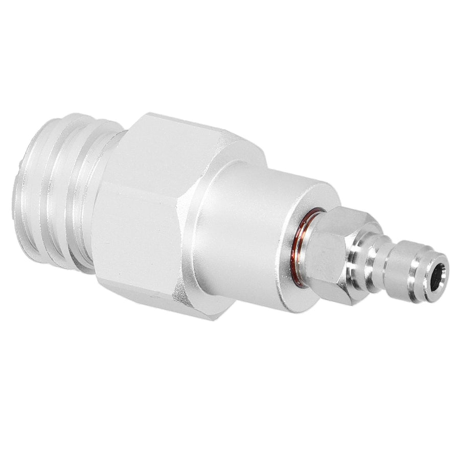 CO2 Tank Adapter Quick Disconnect Connector Replacement for Soda Supplies Silver