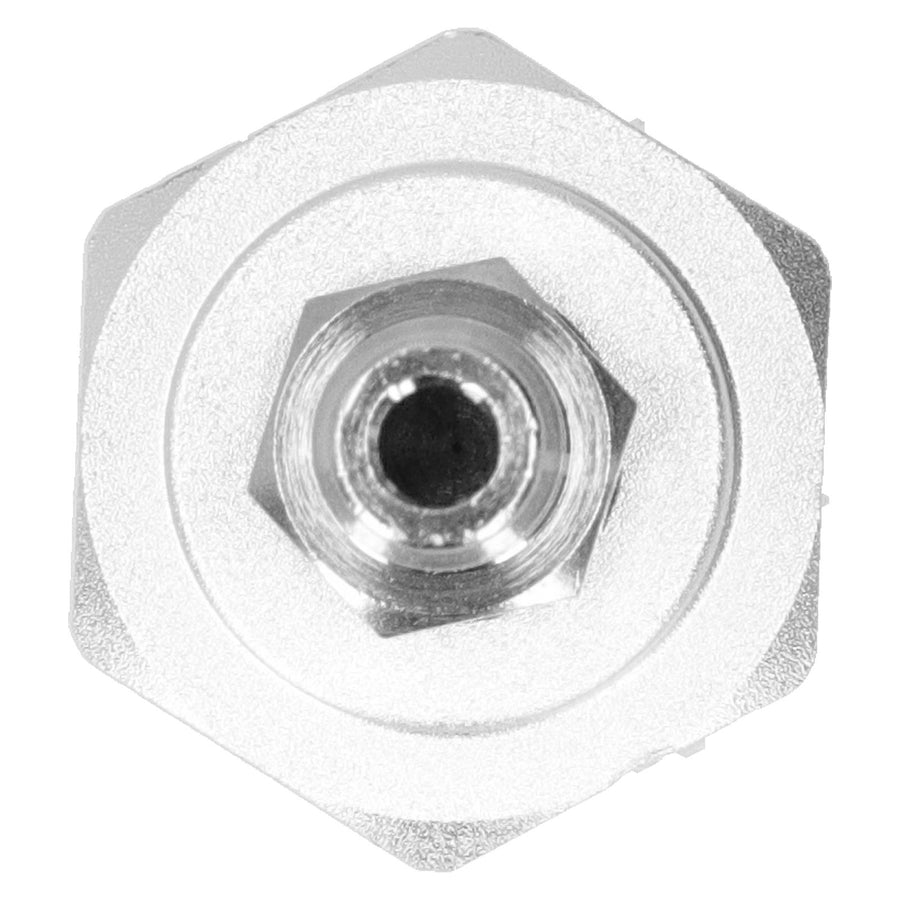 CO2 Tank Adapter Quick Disconnect Connector Replacement for Soda Supplies Silver