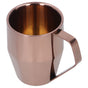 Mug Cup 304 Stainless Steel Double Layer Diamond Surface European Coffee Water Cup with HandleRose Gold