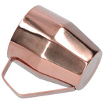 Mug Cup 304 Stainless Steel Double Layer Diamond Surface European Coffee Water Cup with HandleRose Gold
