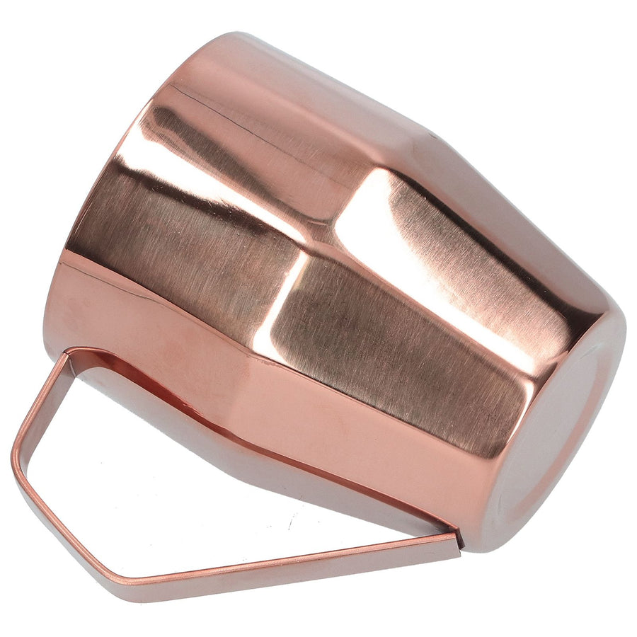 Mug Cup 304 Stainless Steel Double Layer Diamond Surface European Coffee Water Cup with HandleRose Gold