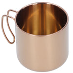 400ml Coffee Mug 304 Stainless Steel Drinkware Portable Tea Cup for Bar Home Office without LidRose Gold