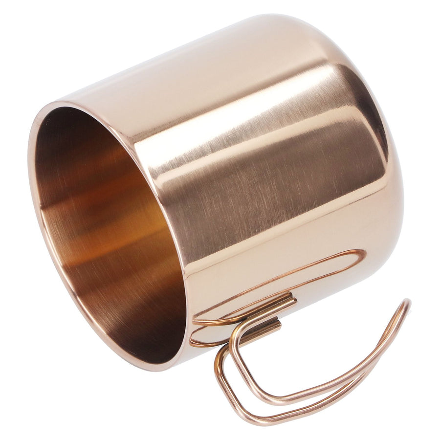 400ml Coffee Mug 304 Stainless Steel Drinkware Portable Tea Cup for Bar Home Office without LidRose Gold