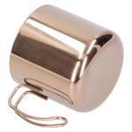 400ml Coffee Mug 304 Stainless Steel Drinkware Portable Tea Cup for Bar Home Office without LidRose Gold