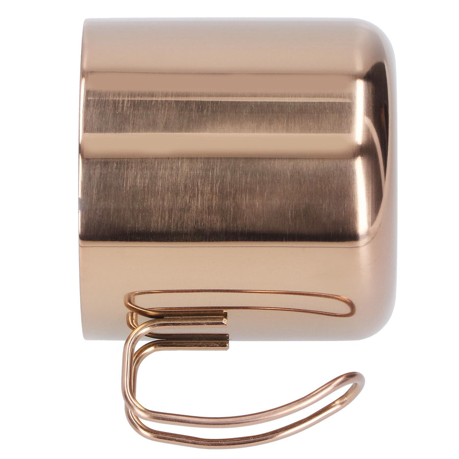 400ml Coffee Mug 304 Stainless Steel Drinkware Portable Tea Cup for Bar Home Office without LidRose Gold