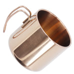 400ml Coffee Mug 304 Stainless Steel Drinkware Portable Tea Cup for Bar Home Office without LidRose Gold