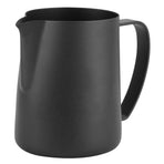 Coffee Latte Cup Black Matte 304 Stainless Steel Milk Frothing Cup Coffee Art Making AccessoriesSwan Pattern 400ml