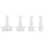 4Pcs Cake Decorating Molds Flower Pattern Fondant Cutter Mold DIY Baking Utensils