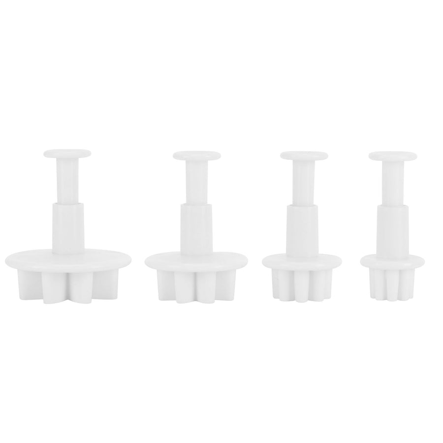 4Pcs Cake Decorating Molds Flower Pattern Fondant Cutter Mold DIY Baking Utensils