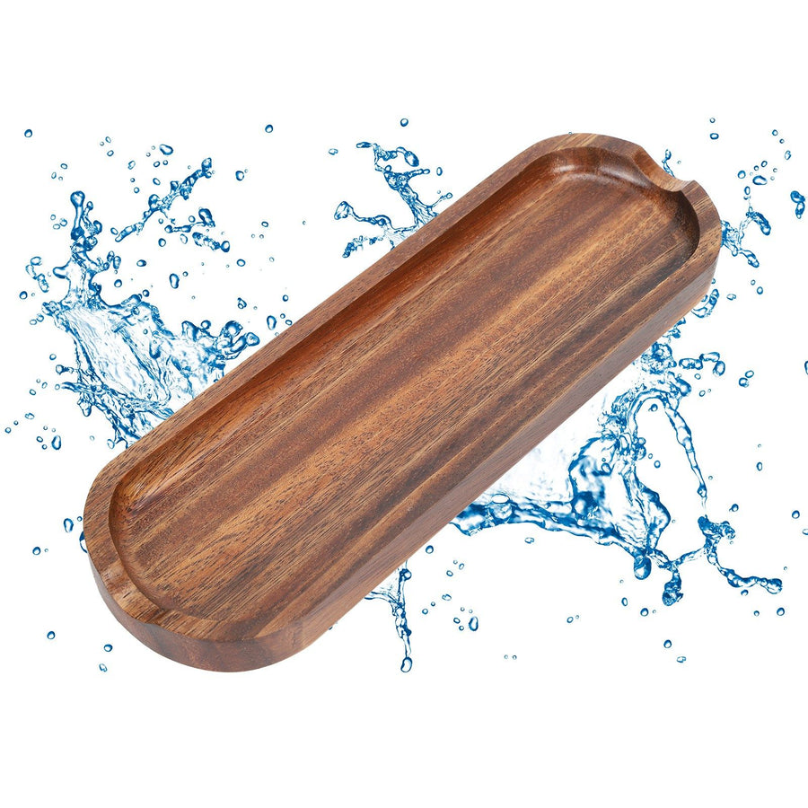 Teak Spatula Shovel Storage Tray Food Grade Cooking Shovel Holder Base for Kitchen