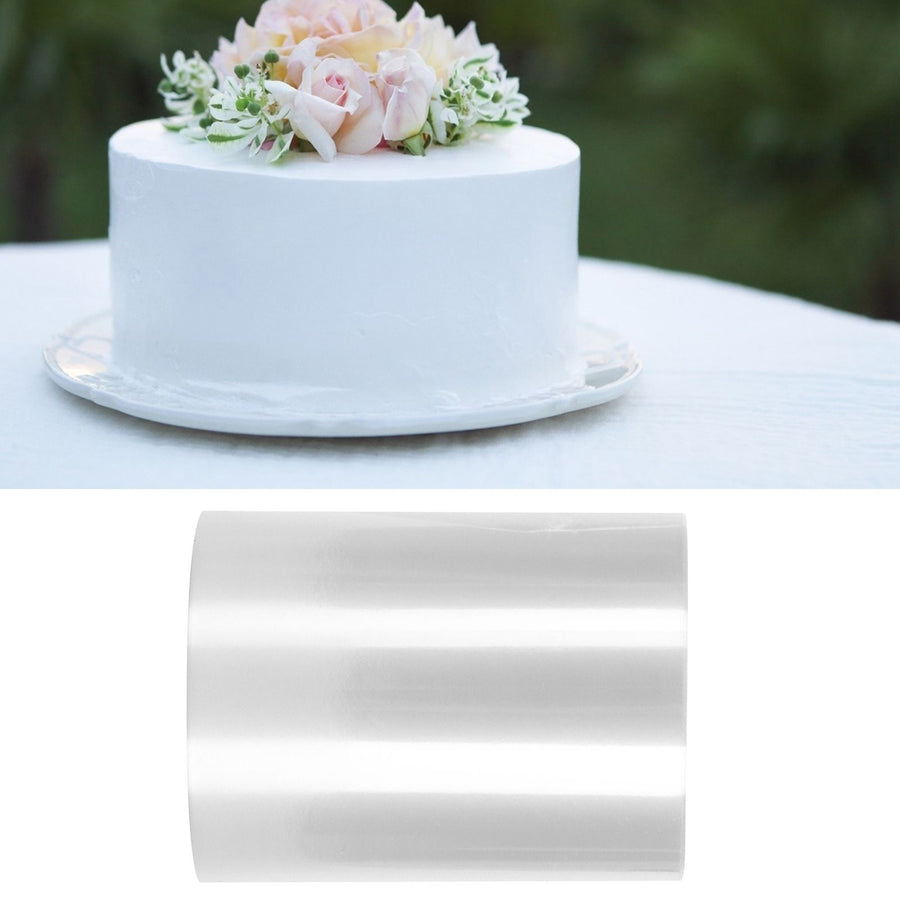 Disposable Mousse Edge Transparent Cake Surrounding Wrap Film Collar Kitchen Accessory6cmx10m