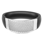 Garlic Presser Chopper Stainless Steel RingType Manual Grinding Tool Kitchen Accessory