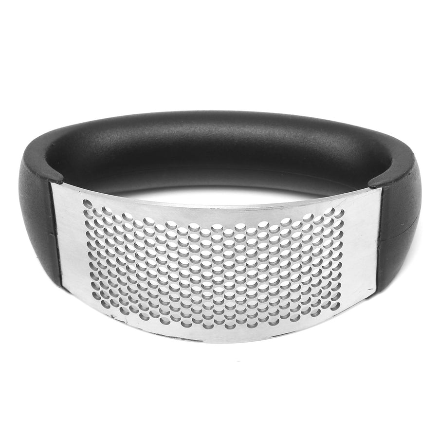 Garlic Presser Chopper Stainless Steel RingType Manual Grinding Tool Kitchen Accessory