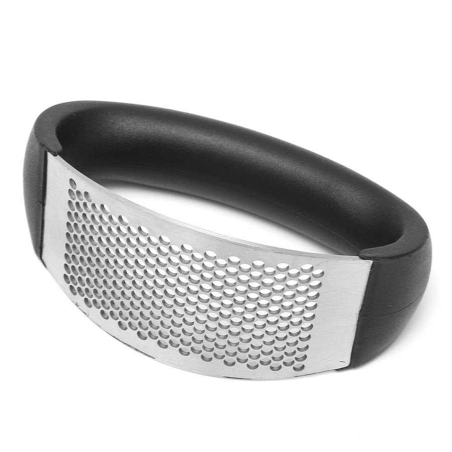 Garlic Presser Chopper Stainless Steel RingType Manual Grinding Tool Kitchen Accessory