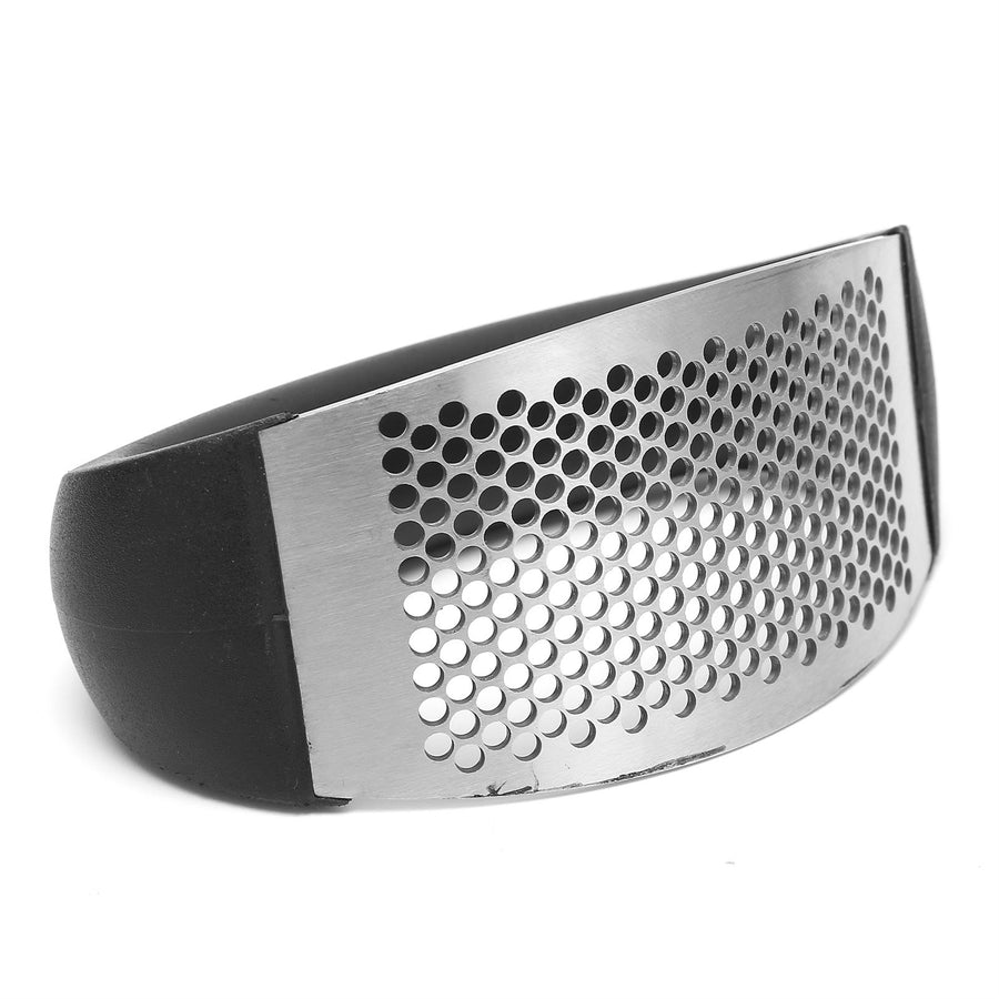 Garlic Presser Chopper Stainless Steel RingType Manual Grinding Tool Kitchen Accessory
