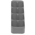 Grey Kitchen Spice Bottle Rack Kitchen Storage Holder Seasoning Jar Storage Shelf for Home