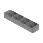 Grey Kitchen Spice Bottle Rack Kitchen Storage Holder Seasoning Jar Storage Shelf for Home