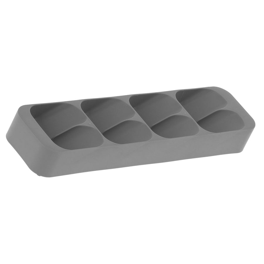 Grey Kitchen Spice Bottle Rack Kitchen Storage Holder Seasoning Jar Storage Shelf for Home