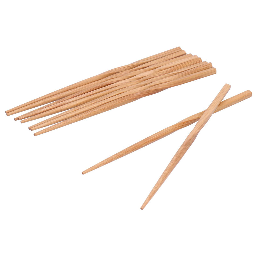 5Pairs Bamboo Twist Chopsticks Originality Environmentally Chopsticks Set for Home Restaurant