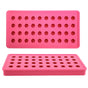 40 Holes Silicone Ice Ball Maker Mold Ice Cubes Tray Mould for Party Bar AccessoriesRose Red