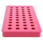 40 Holes Silicone Ice Ball Maker Mold Ice Cubes Tray Mould for Party Bar AccessoriesRose Red