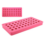 40 Holes Silicone Ice Ball Maker Mold Ice Cubes Tray Mould for Party Bar AccessoriesRose Red