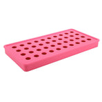 40 Holes Silicone Ice Ball Maker Mold Ice Cubes Tray Mould for Party Bar AccessoriesRose Red