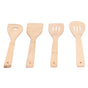 4Pcs/Set Cooking Spoon Square Spatula Circular Slotted Spatula Kitchen Utensil for Home