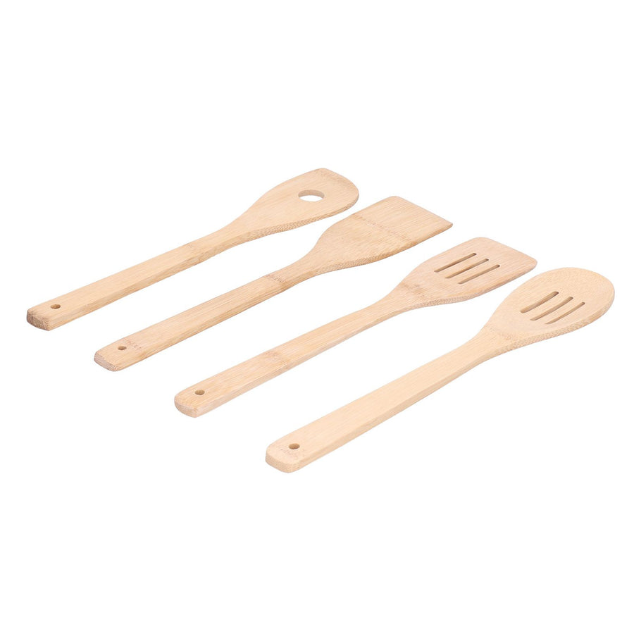 4Pcs/Set Cooking Spoon Square Spatula Circular Slotted Spatula Kitchen Utensil for Home