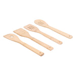 4Pcs/Set Cooking Spoon Square Spatula Circular Slotted Spatula Kitchen Utensil for Home