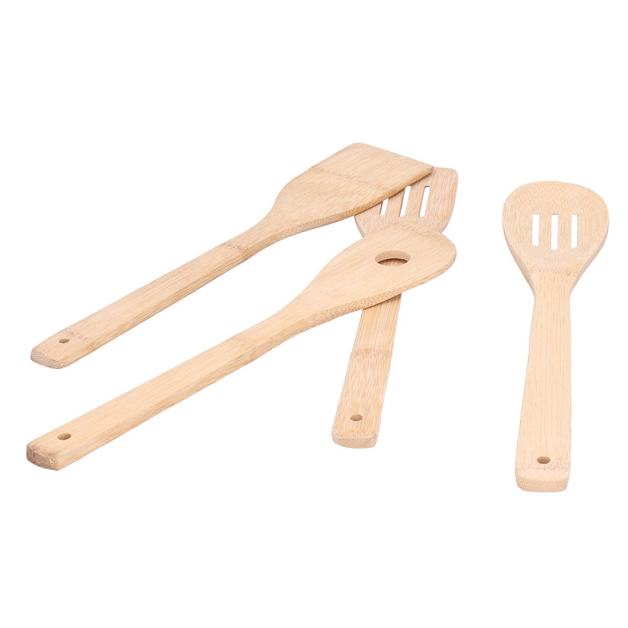 4Pcs/Set Cooking Spoon Square Spatula Circular Slotted Spatula Kitchen Utensil for Home